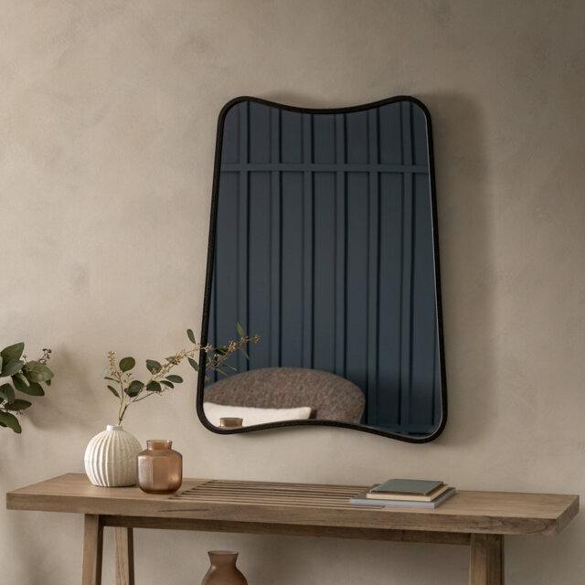 Ava Novelty FramedWall Mounted Accent Mirror