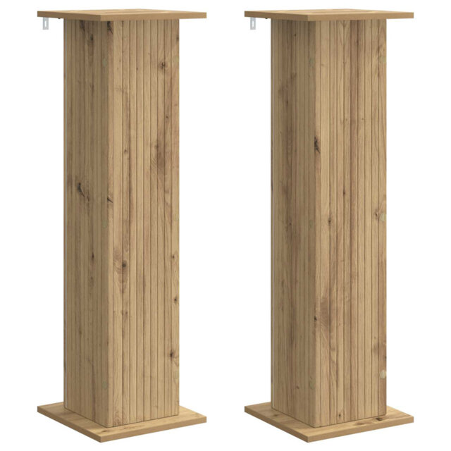 Plant Stand Engineered Wood Modern Indoor Display Decorative Wooden