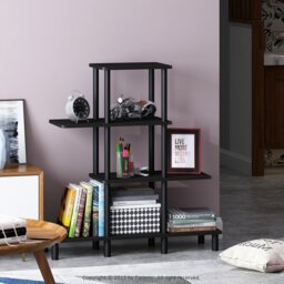 100cm H x 94cm W Plastic Geometric Bookcase