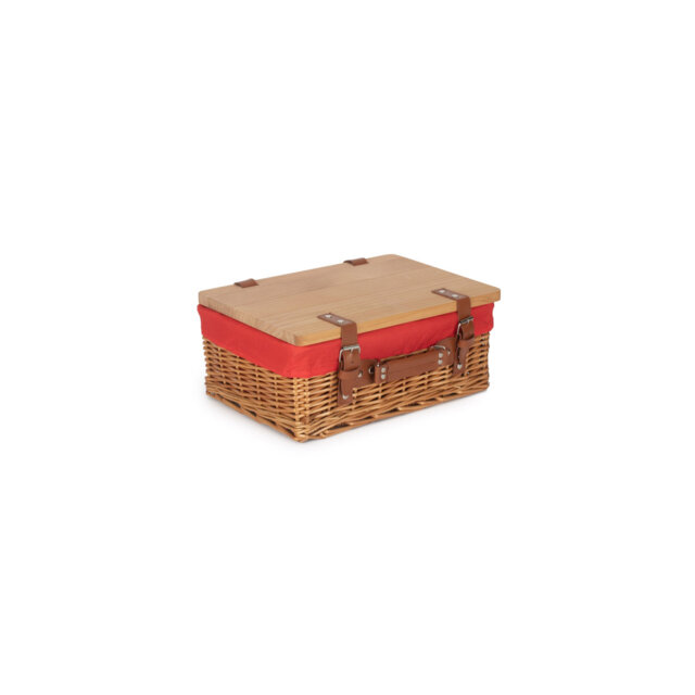 Wicker Gift or Storage Hamper with Lining