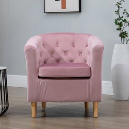 Tarbes Tufted Velvet Tub Chair
