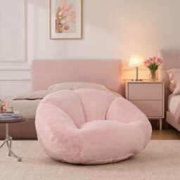 Faux Fur Bean Bag Chair