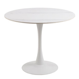 Gurenich Round Metal Base Dining Table