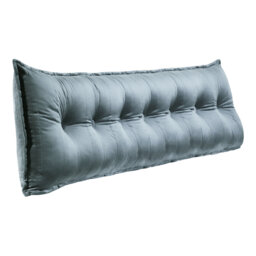 Yellow Rectangular Lumbar Cushion