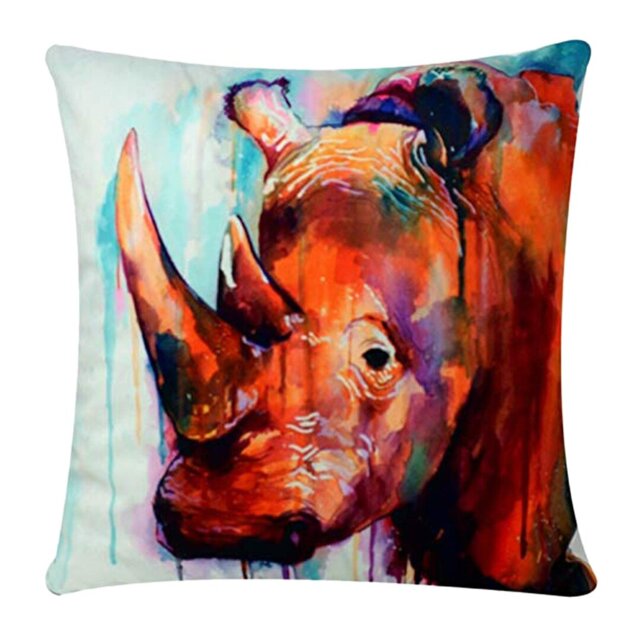 Jessika Rhino 43.18cm Scatter Cushion Cover