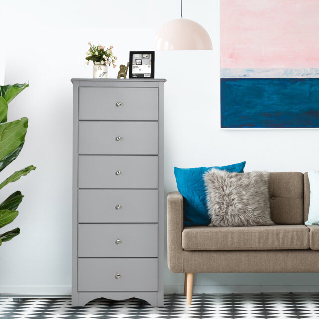 Allick 6 Drawer 58Cm Chest of Drawers