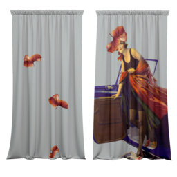 Velvet Blackout Curtain Panel Pair