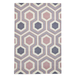 Evianna area rug Hand Tufted Rectangle Grey/Rose
