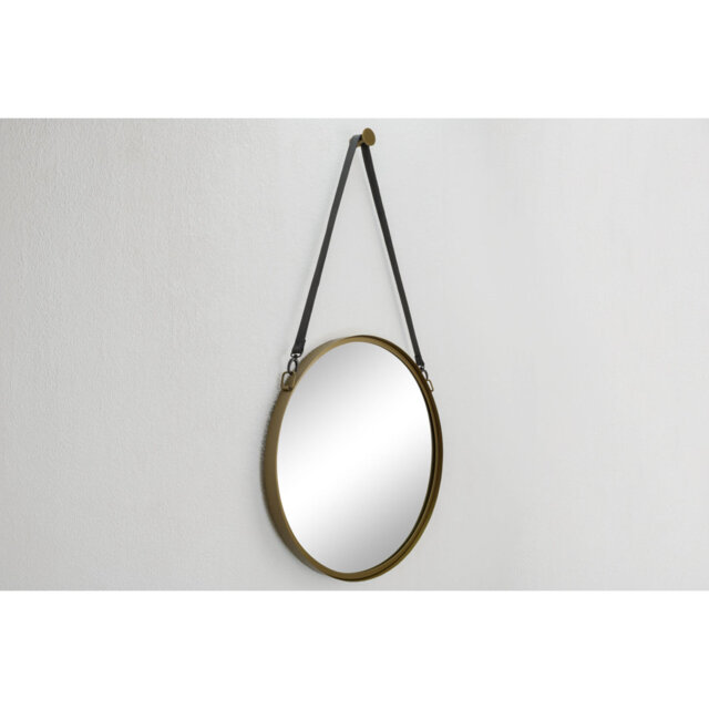 Herron Metal Round Wall Mirror