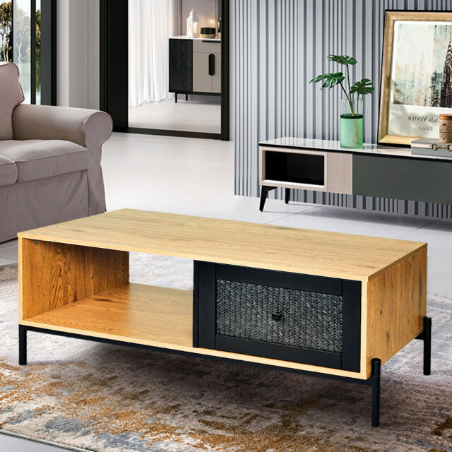 Four Leg Coffee Table with Storage