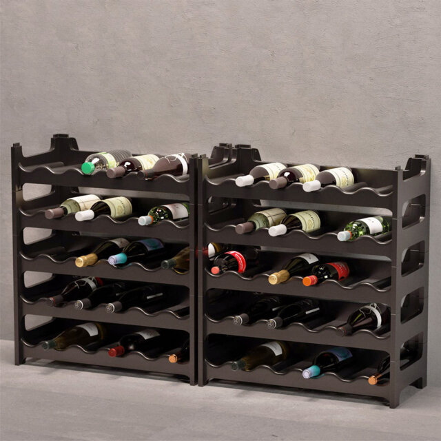 Colbe 72 Bottle Floor Wine Bottle Rack