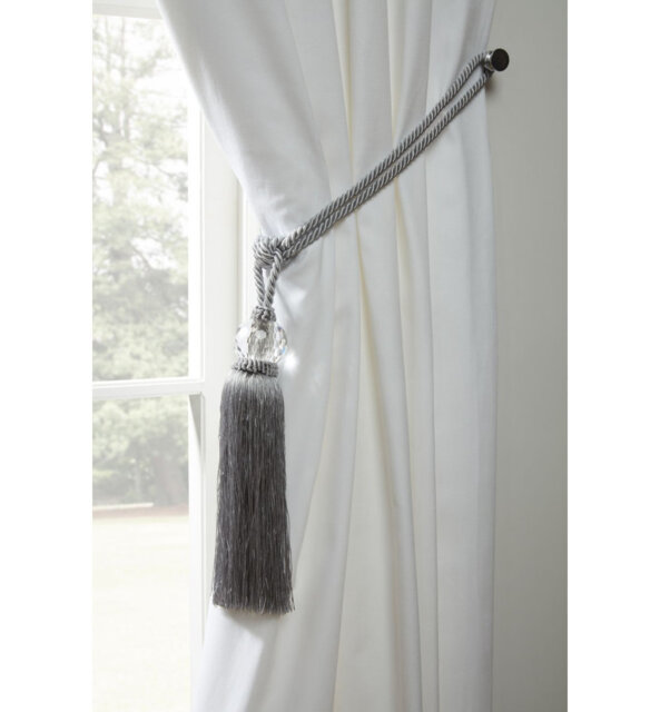 Drinkard Cream Polyester 60cm Curtain Holdback/Tieback