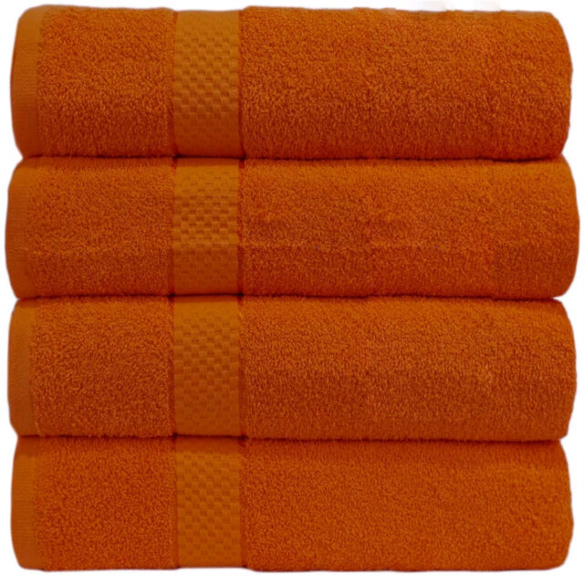 100% Cotton Bath Towels - Set of 4
