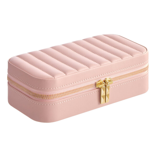 Travel Jewellery Box Small Jewellery Case Organiser with Mirror
