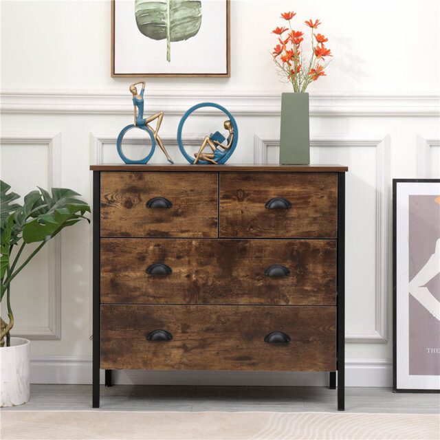 Algiers 4 Drawer 79Cm W Chest Of Drawers
