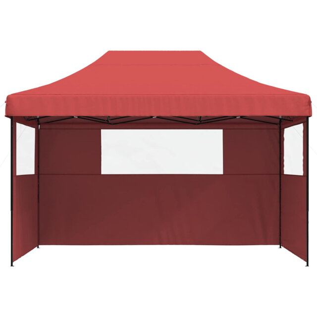 Vidaxl Foldable Party Tent Pop-Up With 4 Sidewalls Patio Gazebo Canopy Shelter