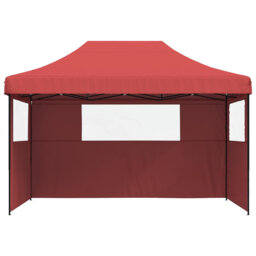 Vidaxl Foldable Party Tent Pop-Up With 4 Sidewalls Patio Gazebo Canopy Shelter