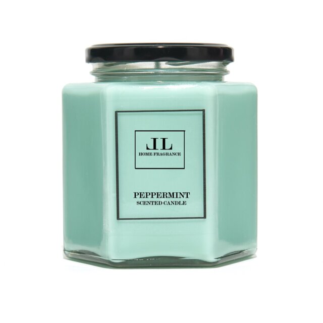 Peppermint Scented Jar Candle