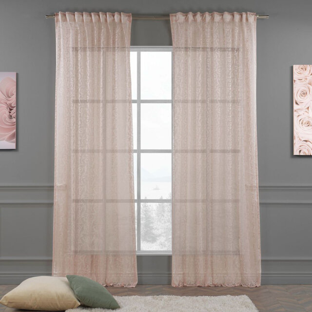 Extra Long & Extra Wide Classic Lace Single Panel Curtain
