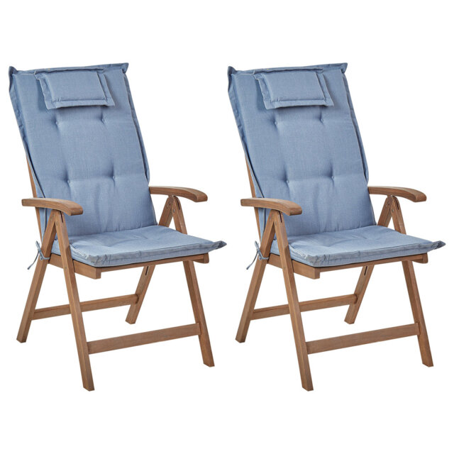 Bartonville Foldable Outdoor Patio Dining Armchair with Cushion