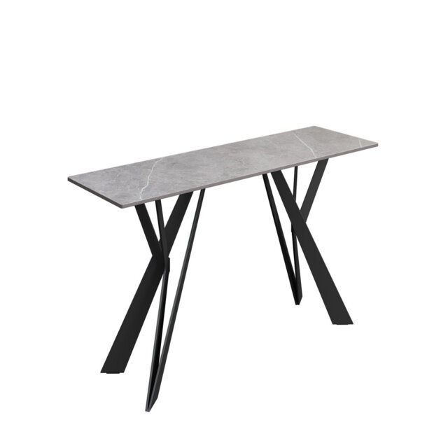 Rano Mid Grey Ceramic Console Table