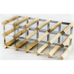 Liddle 15 Bottle Floor Wine Bottle Rack