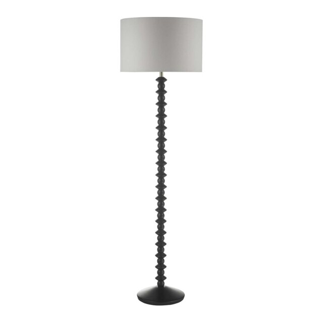 Hilla 138cm Black Traditional Floor Lamp
