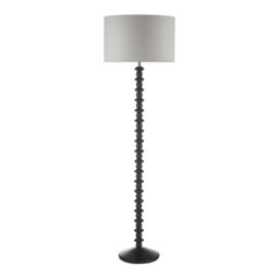 Hilla 138cm Black Traditional Floor Lamp