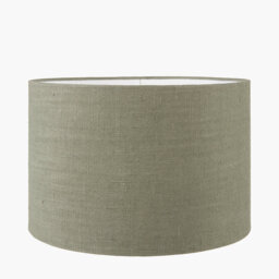 Hinderich Linen Drum Lamp Shade ( Uno )