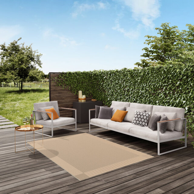 Anyela Machine Woven Flatweave Indoor / Outdoor Area Rug