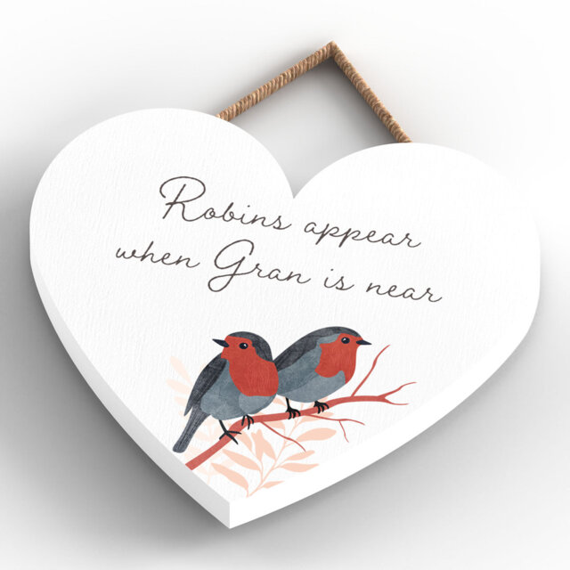 Gran Robins Loved Ones Near Heart Wall DÃ©cor