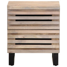 40cm W Steel Bedside Table