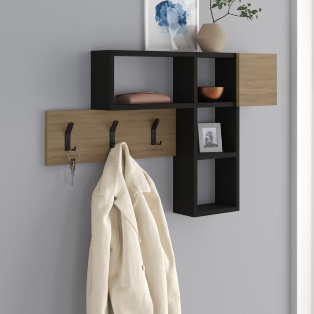 Pecor 3 - Hook Wall Mounted Coat Rack
