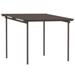 2.55m x 3m x 2.95m Metal Pergola