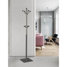 Fressia Solid Wood Freestanding 8 - Hook Coat Rack