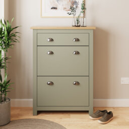 Renningers 12 Pair Shoe Storage Cabinet