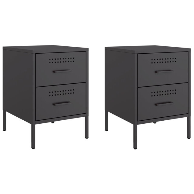 Loredana Bedside Cabinet 36 x 39 x 50.5 cm Steel