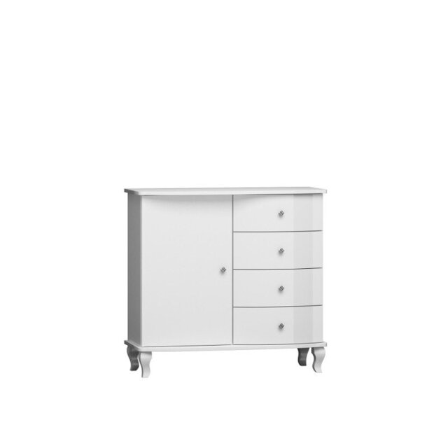 Jackeline 112cm W 4 - Drawer Chest of Drawers