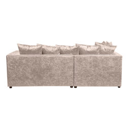 Romelia 3 Seater Velvet Sofa & Chaise