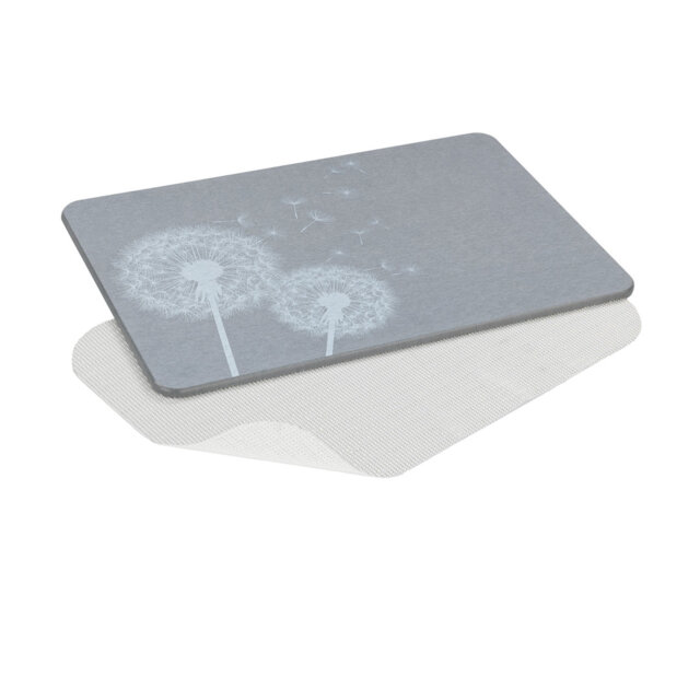 Beckie Latitude Run Mod. Beckie gray, made of natural diatomite Rectangle Bath Mat