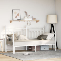 Daybed Frame With Trundle, Steel