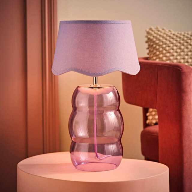 Deleena Glass Table Lamp