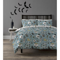 Damask Halloween Cotton Blend Duvet Cover Set with Pillowcases Quilt Cover Soft and Breathable
