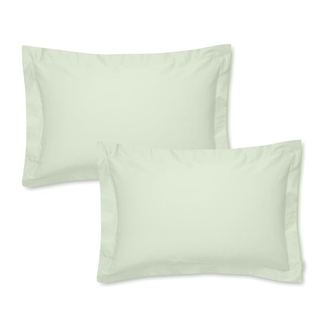 400 Thread Count 100% Cotton Sateen Oxford Pillowcase Pair