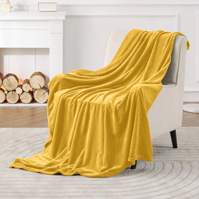 Ultra-Soft Mink Fleece Blanket - Plush, Lightweight & Warm - Cozy All-Season Throw For Bed & Sofa