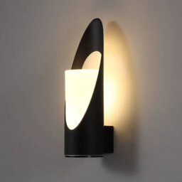 UltraBeam 5 Watt LED Black Exterior Wall Light - IP65 rated - 3000k Warm White - 360mm Tall