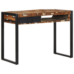 Borough Wharf Desk Multicolour 100X50x75 Cm Solid Wood Reclaimed
