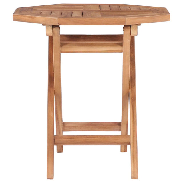 Boeld Square Teak Solid Wood Outdoor Bistro Table - 45 cm W 45 cm D