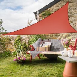 Drumraymond 3.6m x 3.6m x 3.6m Triangular Sun Shade Sail