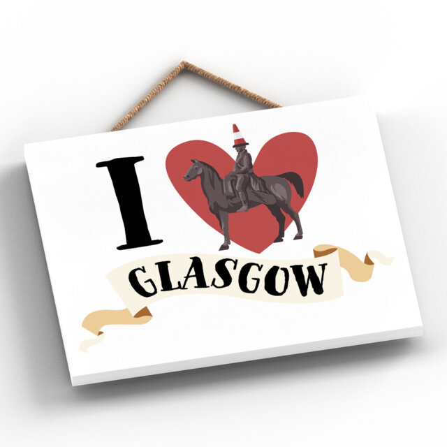 I Love Glasgow Duke of Wellington Wall Décor